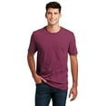 thumbnail image 1 of JustBlanks Mens Perfect Blend Crew Neck T Shirt Shoulder to shoulder taping 1x1 rib knit neck, 1 of 1