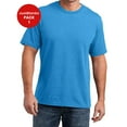 thumbnail image 1 of JustBlanks Mens Perfect Blend Crew Neck T Shirt Shoulder to shoulder taping 1x1 rib knit neck, 1 of 1