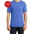 thumbnail image 1 of JustBlanks Mens Perfect Tri Shoulder to shoulder taping 1x1 rib knit neck Crew Neck T Shirt, 1 of 1