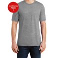 thumbnail image 1 of JustBlanks Mens Perfect Tri Shoulder to shoulder taping 1x1 rib knit neck Crew Neck T Shirt, 1 of 1