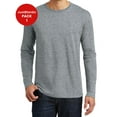 thumbnail image 1 of JustBlanks Mens Lightweight Long Sleeve Cotton Tee Comfortable Fit Durable Rib Knit Collar, 1 of 1