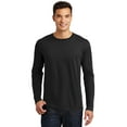 thumbnail image 1 of JustBlanks Mens Lightweight Long Sleeve Cotton Tee Comfortable Fit Durable Rib Knit Collar, 1 of 1