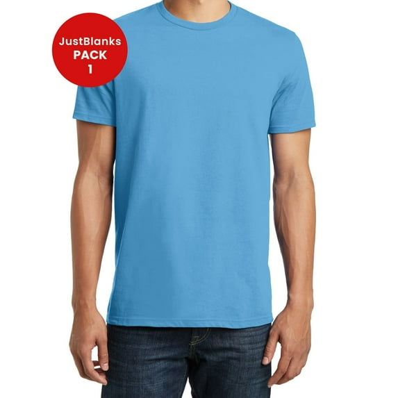 JustBlanks Soft Cotton Young Mens Slim Fit Concert Lightweight Modern Fit T-Shirt