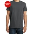 thumbnail image 1 of JustBlanks Men's Short Sleeve Concert Tee 4.5-ounce, 100% Soft Spun Cotton Slightly Slimmer Body Jersey Crew Neck Tee Shirt for Men - Charcoal - 4X-Large, 1 of 1