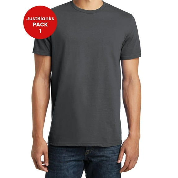 JustBlanks Soft Cotton Young Mens Slim Fit Concert Lightweight Modern Fit T-Shirt