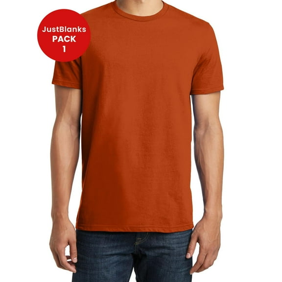 JustBlanks Soft Cotton Young Mens Slim Fit Concert Lightweight Modern Fit T-Shirt