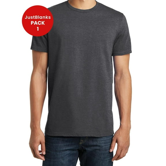 JustBlanks Soft Cotton Young Mens Slim Fit Concert Lightweight Modern Fit T-Shirt