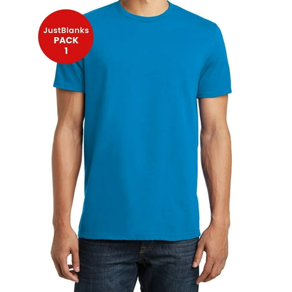 JustBlanks Soft Cotton Young Mens Slim Fit Concert Lightweight Modern Fit T-Shirt