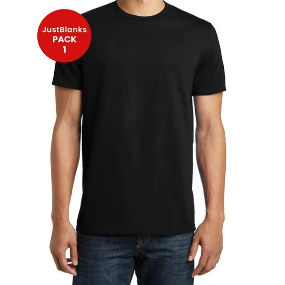 JustBlanks Soft Cotton Young Mens Slim Fit Concert Lightweight Modern Fit T-Shirt