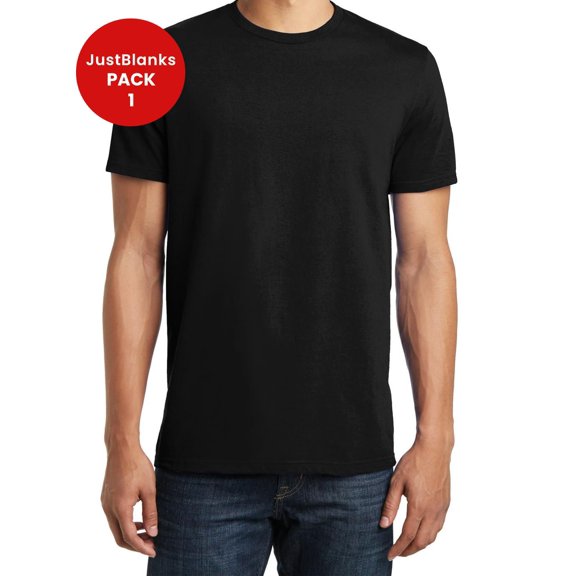 JustBlanks Soft Cotton Young Mens Slim Fit Concert Lightweight Modern Fit T-Shirt