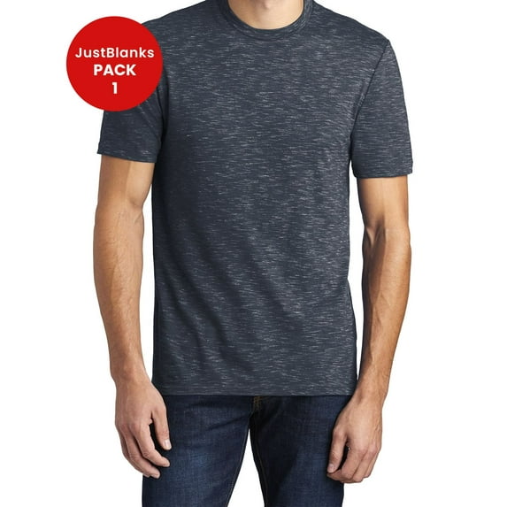 JustBlanks Mens Short Sleeve Medal Tee Soft Cotton Blend Modern Fit