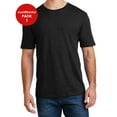 thumbnail image 1 of JustBlanks Mens Super Slub Crew Tee Shoulder to shoulder taping 1x1 rib knit neck Ring Spun Combed Cotton T-Shirt, 1 of 1
