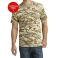thumbnail image 1 of JustBlanks Core Cotton Camo T Shirt for Comfort Relabeling Rib Knit Collar Back Neck Tape, 1 of 1