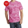 thumbnail image 1 of JustBlanks Core Cotton Camo T Shirt for Comfort Relabeling Rib Knit Collar Back Neck Tape, 1 of 1