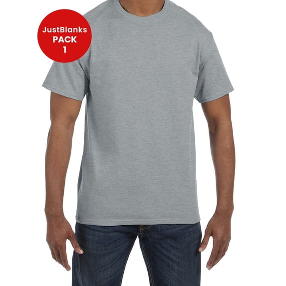 JustBlanks Dri Power 50 50 Moisture Wicking Soft Cotton Poly T Shirt