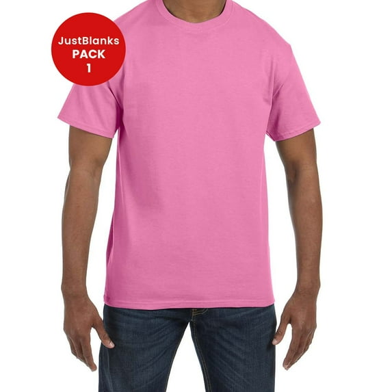 JustBlanks Dri Power 50 50 Moisture Wicking Soft Cotton Poly T Shirt