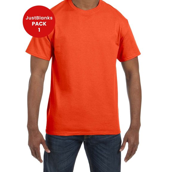 JustBlanks Dri Power 50 50 Moisture Wicking Soft Cotton Poly T Shirt