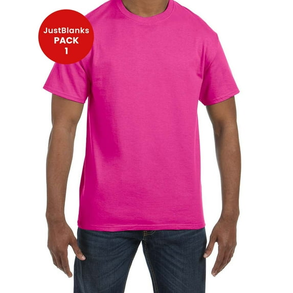 JustBlanks Dri Power 50 50 Moisture Wicking Soft Cotton Poly T Shirt