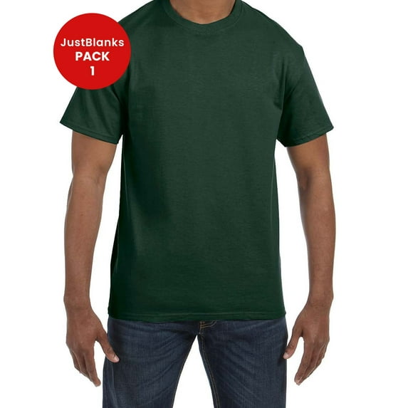 JustBlanks Dri Power 50 50 Moisture Wicking Soft Cotton Poly T Shirt