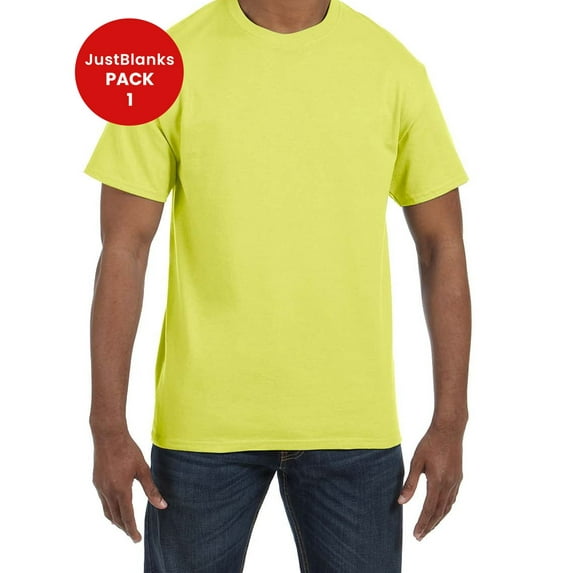 JustBlanks Dri Power 50 50 Moisture Wicking Soft Cotton Poly T Shirt