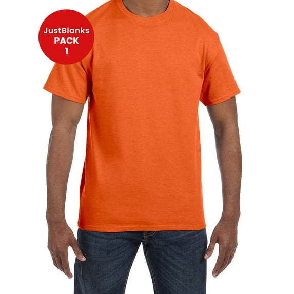 JustBlanks Dri Power 50 50 Moisture Wicking Soft Cotton Poly T Shirt