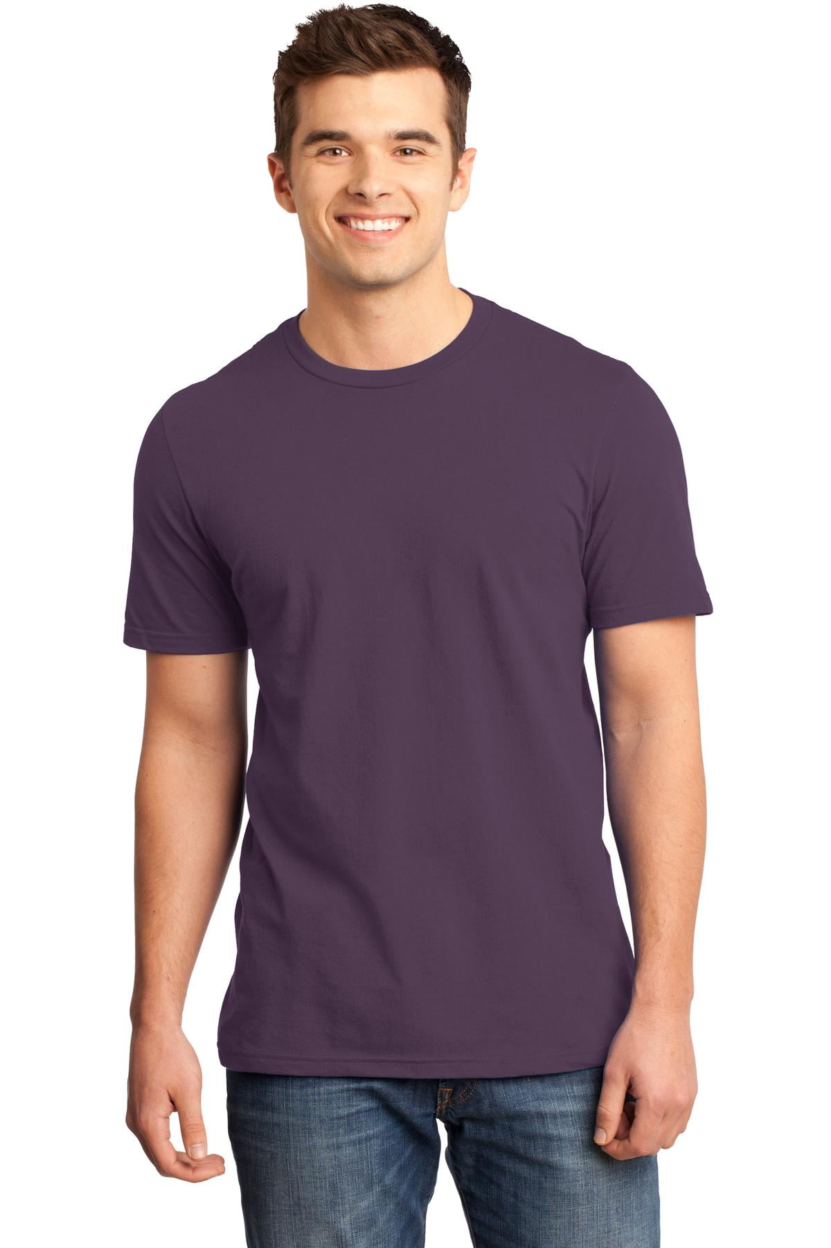 JustBlanks Men's Short Sleeve Very Important Tee 4.3-ounce, 100% Combed ...
