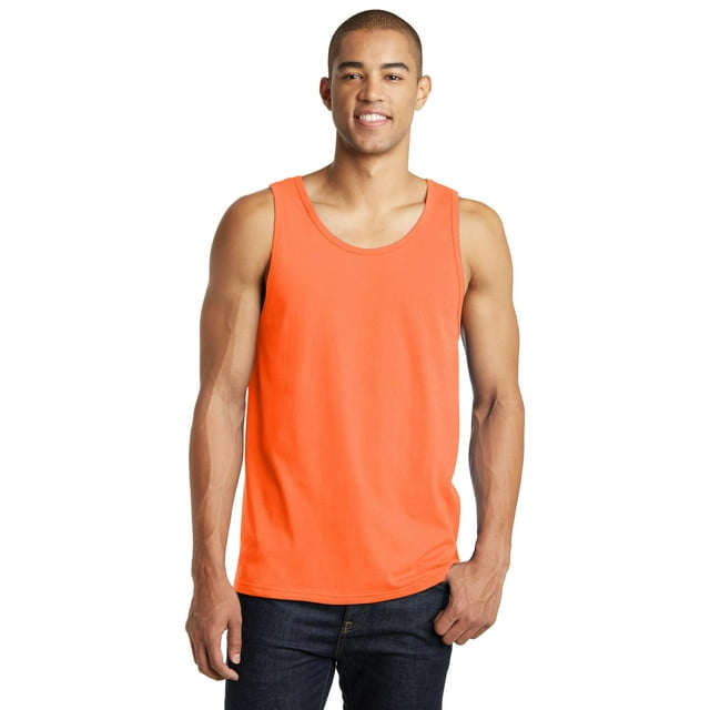 JustBlanks Men's Sleeveless The Concert Tank Top 4.5-ounce, 100% Soft ...