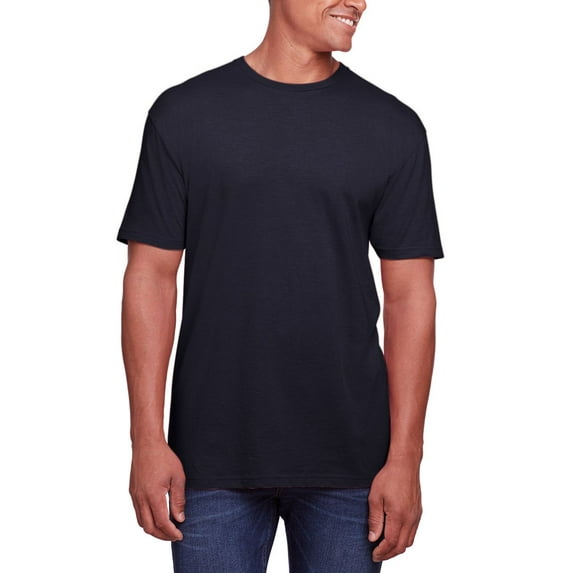 JustBlanks Mens Softstyle CVC Crew Neck Short Sleeve T Shirt