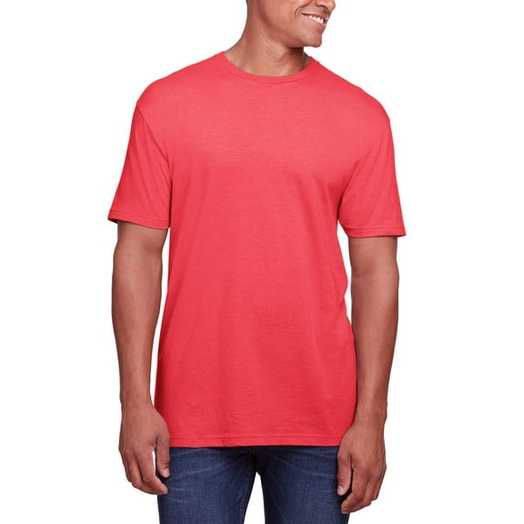 JustBlanks Mens Softstyle CVC Crew Neck Short Sleeve T Shirt