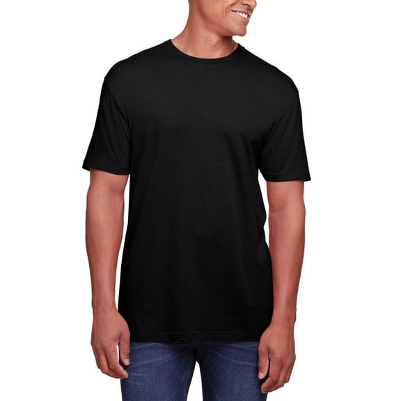 JustBlanks Mens Softstyle CVC Crew Neck Short Sleeve T Shirt