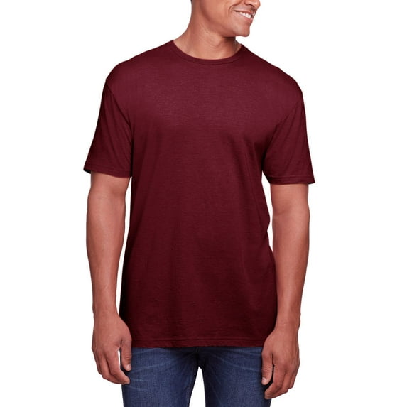 JustBlanks Mens Softstyle CVC Crew Neck Short Sleeve T Shirt