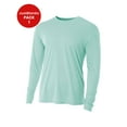 thumbnail image 1 of JustBlanks Mens Crew Neck T Shirt Long Sleeve Cooling Performance, 1 of 1