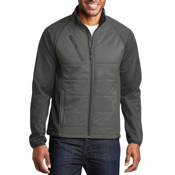 Registent JustBlanks Mens Hybrid Soft Shell Jacket with Quilted Insulated Panels ...