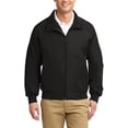 thumbnail image 1 of JustBlanks Mens Lightweight Bomber Jacket with Polyester Taslan Shell Fleece Lining, 1 of 1