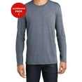 thumbnail image 1 of JustBlanks Mens Lightweight Long Sleeve Cotton Tee Comfortable Fit Durable Rib Knit Collar, 1 of 1