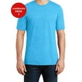 thumbnail image 1 of JustBlanks Mens Perfect Tri Shoulder to shoulder taping 1x1 rib knit neck Crew Neck T Shirt, 1 of 1