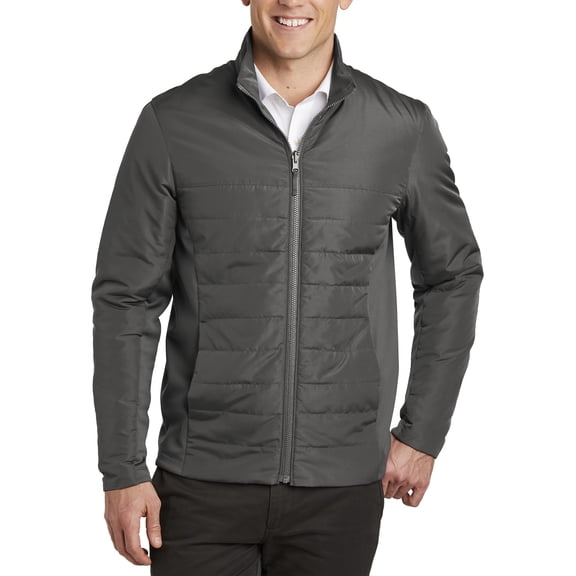 Registent JustBlanks Mens Hybrid Soft Shell Jacket with Quilted Insulated Panels ...