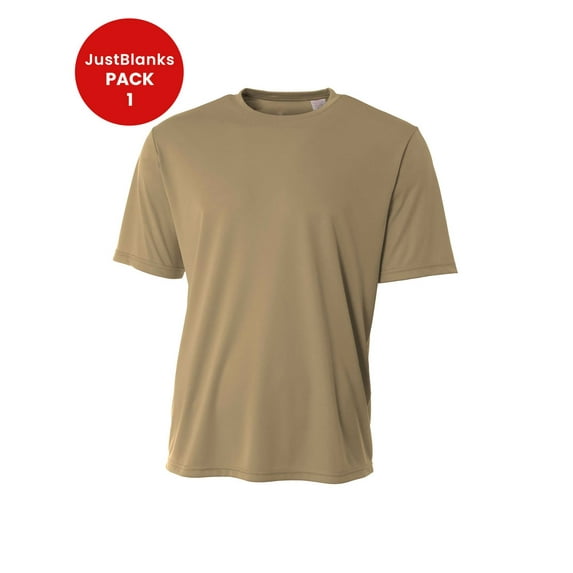 JustBlanks Mens Workout Short Sleeve Tops Cooling Performance Athletic T Shirt
