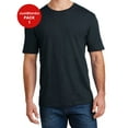 thumbnail image 1 of JustBlanks Mens Super Slub Crew Rib Knit Neck Ring Spun Combed Cotton T Shirt, 1 of 1