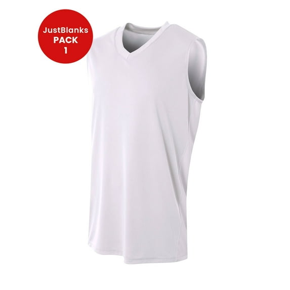 JustBlanks Mens Backcourt Basketball Jersey Lightweight Moisture Wicking Durable