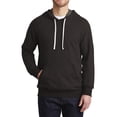 thumbnail image 1 of JustBlanks Tri Blend French Terry Hoodie Lightweight Pullover with Front Pocket Drawstring Hood Sweatshirts, 1 of 1
