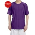 thumbnail image 1 of JustBlanks Performance Youth T Shirt Moisture Management Odor Control with a Soft Hand of Cotton, 1 of 1
