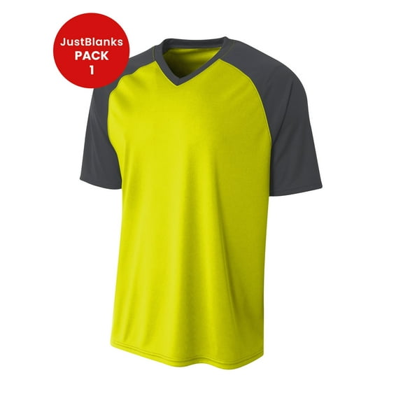 JustBlanks Raglan Dry Fit Outdoor V Neck Athletic Soft Sports Jersey Short Sleeves Baseball T Shirt