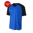 thumbnail image 1 of JustBlanks Raglan Dry Fit Outdoor V Neck Athletic Soft Sports Jersey Short Sleeves Baseball T Shirt, 1 of 1