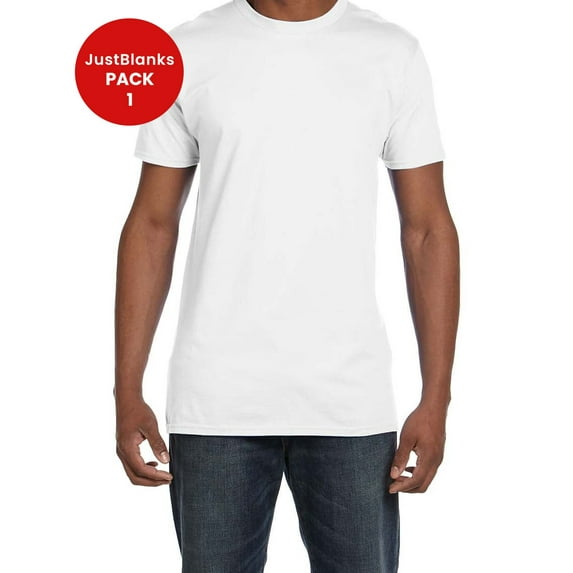 JustBlanks Ringspun Cotton T Shirt for Men Women Ultra-Soft