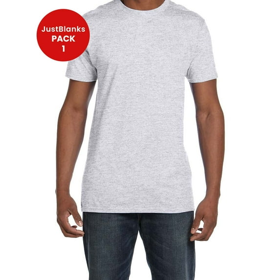 JustBlanks Ringspun Cotton T Shirt for Men Women Ultra-Soft