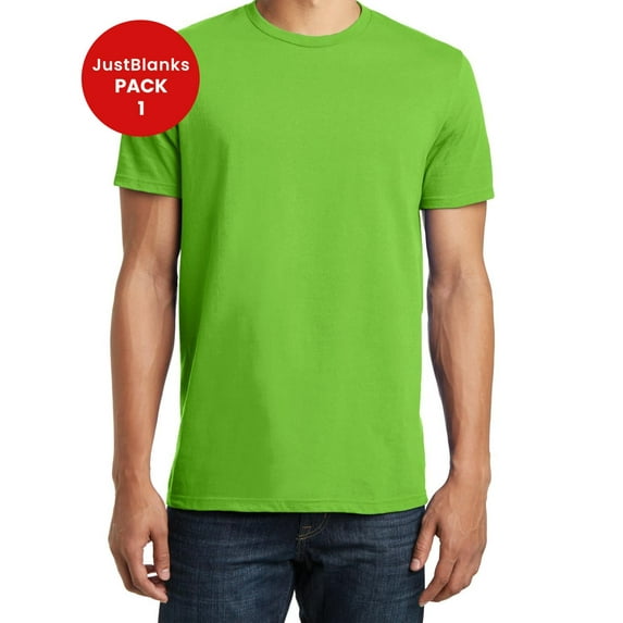 JustBlanks Soft Cotton Young Mens Slim Fit Concert Lightweight Modern Fit T-Shirt