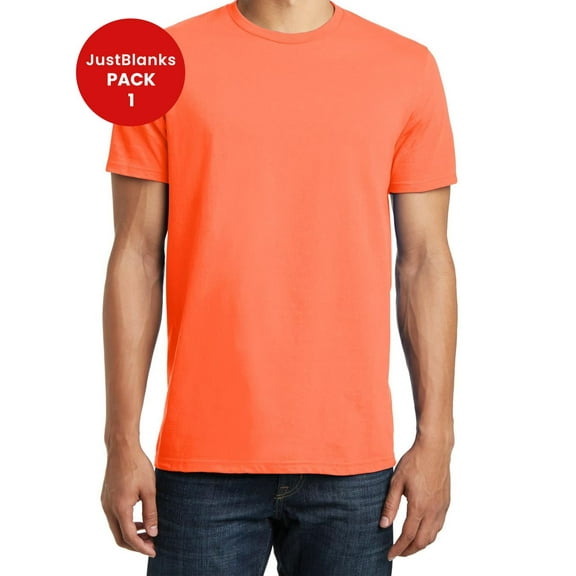 JustBlanks Soft Cotton Young Mens Slim Fit Concert Lightweight Modern Fit T-Shirt