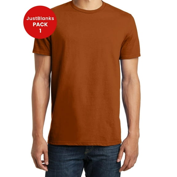 JustBlanks Soft Cotton Young Mens Slim Fit Concert Lightweight Modern Fit T-Shirt