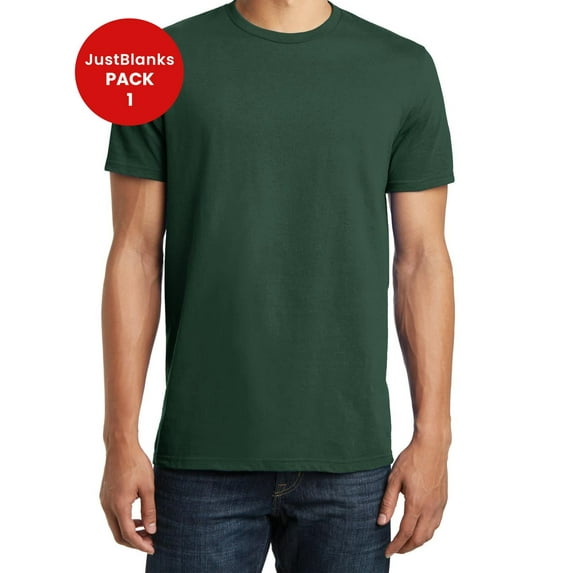 JustBlanks Soft Cotton Young Mens Slim Fit Concert Lightweight Modern Fit T-Shirt